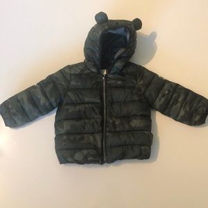 Baby gap camo winter jacket 18-24m